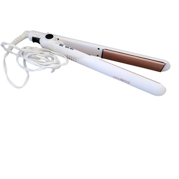 Conair Double Ceramic Flat Iron, 1.0-Inch Straight‎ & Shine - Picture 1 of 3